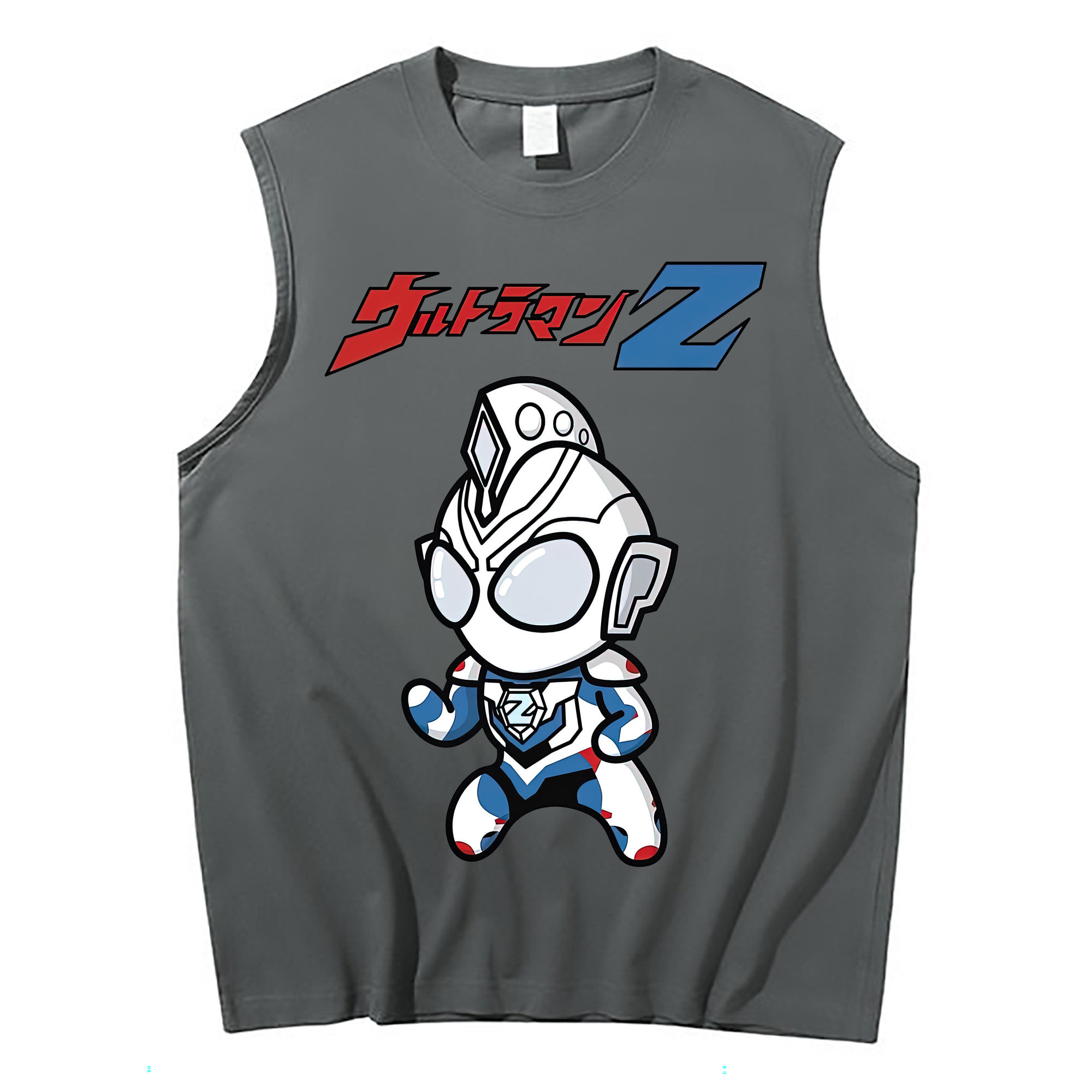 （画像用） ウルトラマン Ultraman コットン100％タンクトップ（フロントプリント）